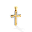 CROSS YELLOW & WHITE GOLD 585