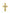CROSS  GOLD 585 & PRECIOUS STONES - 77345