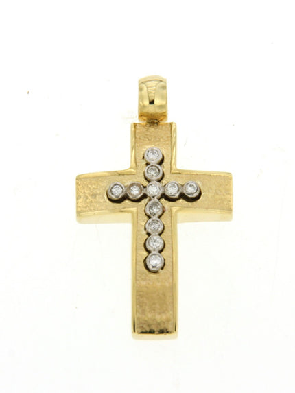 CROSS  GOLD 585 & PRECIOUS STONES - 77345