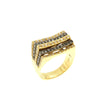 RING  GOLD 750 & PRECIOUS STONES - 7745