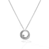 NECKLACE WHITE GOLD 750 & PRECIOUS STONES  - 77712