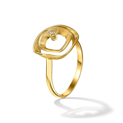 RING  GOLD 750 & PRECIOUS STONES - 77717