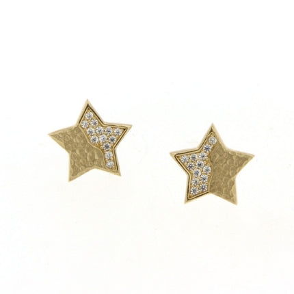 EARRINGS  GOLD 585 & C.Z. - 78313