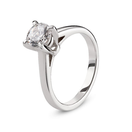 RING WHITE GOLD 750 & PRECIOUS STONES - 79037