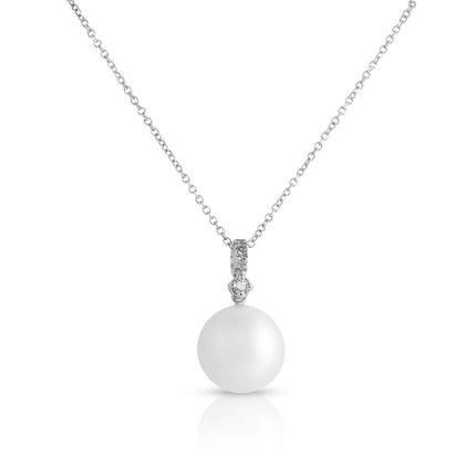 NECKLACE WHITE GOLD 750 & PEARLS - 79045