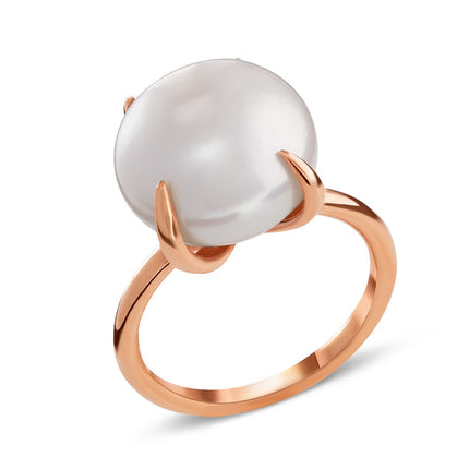 RING PINK GOLD 750 & PEARL - 79243