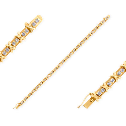 BRACELET  GOLD 750 & PRECIOUS STONES - 7939