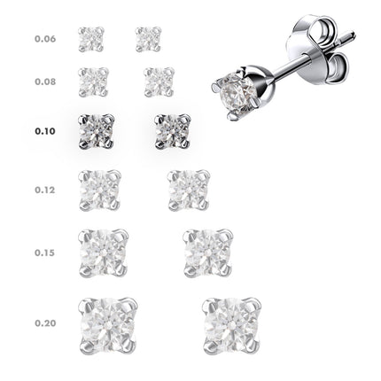 EARRINGS WHITE GOLD 750 & PRECIOUS STONES - 79469
