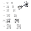 EARRINGS WHITE GOLD 750 & PRECIOUS STONES  - 79471