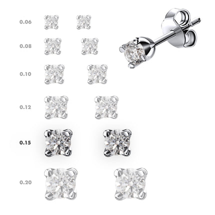 EARRINGS WHITE GOLD 750 & PRECIOUS STONES - 79471