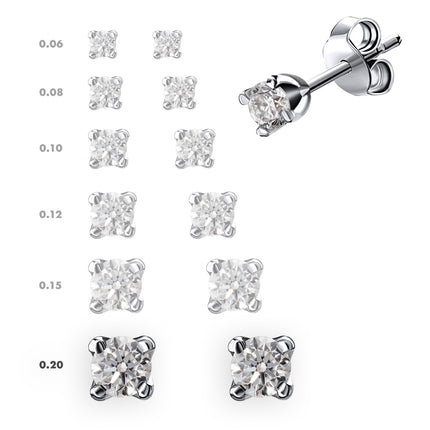 EARRINGS WHITE GOLD 750 & PRECIOUS STONES - 79472