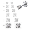 EARRINGS WHITE GOLD 750 & PRECIOUS STONES  - 79472