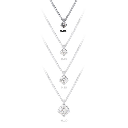 NECKLACE WHITE GOLD 750 & PRECIOUS STONES - 79473