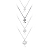 NECKLACE WHITE GOLD 750 & PRECIOUS STONES  - 79474