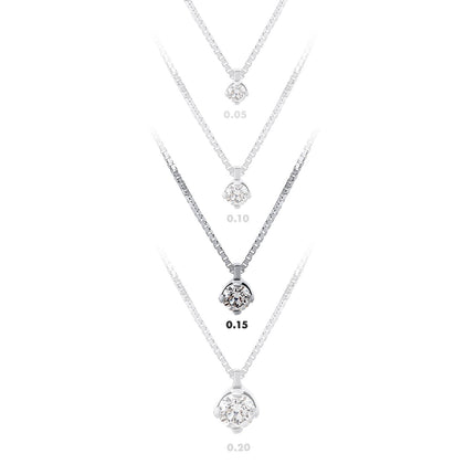 NECKLACE WHITE GOLD 750 & PRECIOUS STONES  - 79475