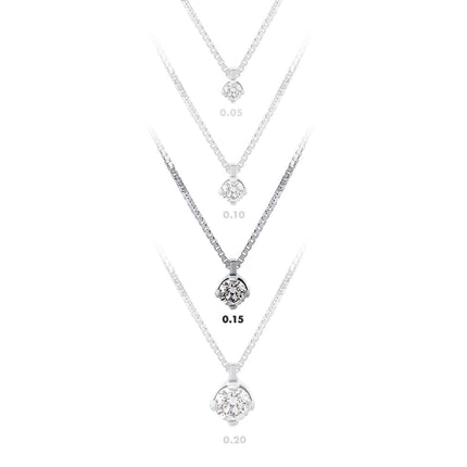 NECKLACE WHITE GOLD 750 & PRECIOUS STONES - 79475