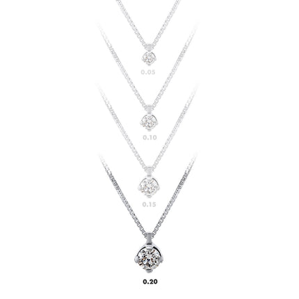 NECKLACE WHITE GOLD Κ18 ΜΕ - 79476