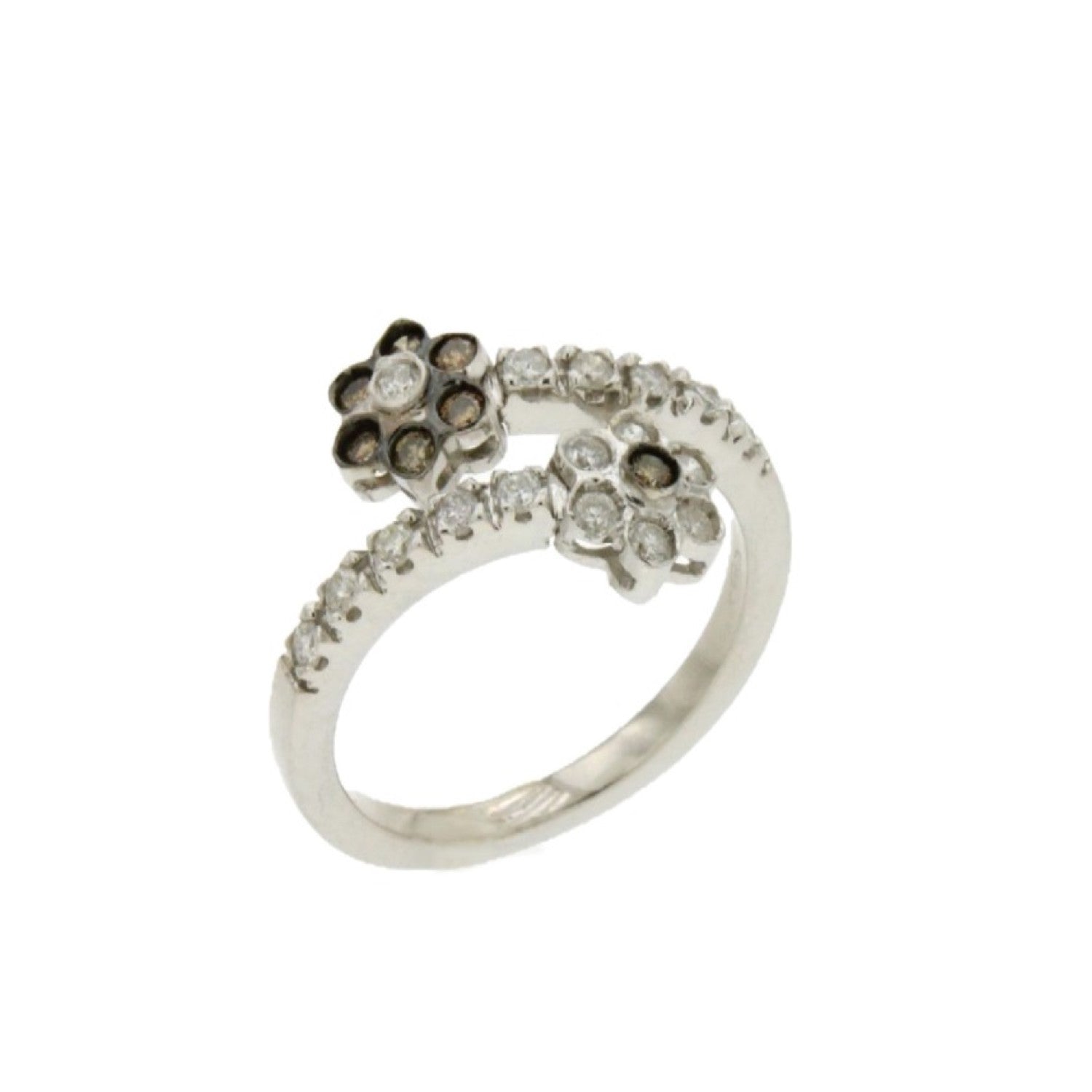 RING WHITE GOLD 750 & PRECIOUS STONES - 79802