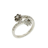 RING WHITE GOLD 750 & PRECIOUS STONES - 79802