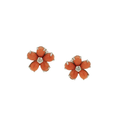 EARRINGS WHITE GOLD 750 & PRECIOUS STONES - 79816