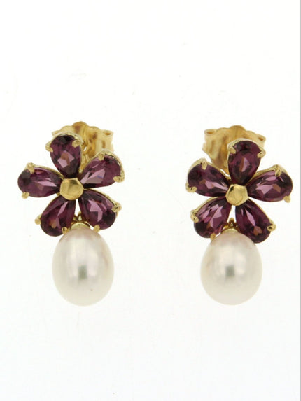 EARRINGS  GOLD 750 & PRECIOUS STONES