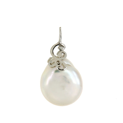 PENDANT WHITE GOLD 750 & PEARLS - 79840