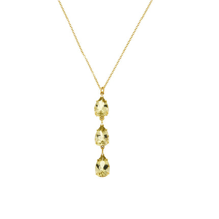 NECKLACE  GOLD 750 & SEMIPRECIOUS STONES - 79853