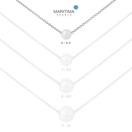 NECKLACE WHITE GOLD 585 & PEARLS - 79998