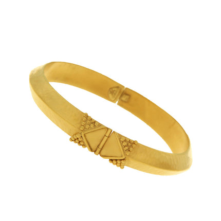 BRACELET YELLOW GOLD Κ18 NO STONES - 8009