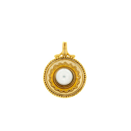 PENDANT  GOLD 750 & PEARLS - 80618