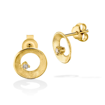 EARRINGS  GOLD 750 & PRECIOUS STONES - 81086