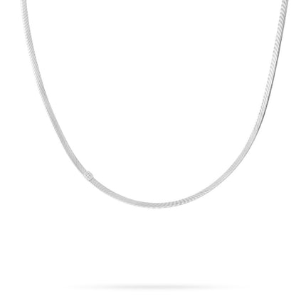 NECKLACE WHITE GOLD 750 & PRECIOUS STONES - 81336