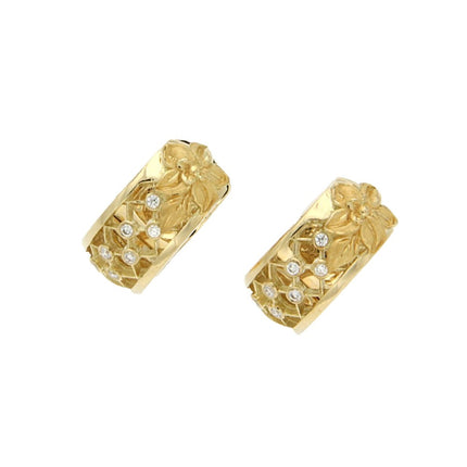 EARRINGS  GOLD 750 & PRECIOUS STONES - 81382