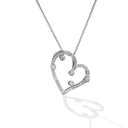 NECKLACE WHITE GOLD 750 & PRECIOUS STONES WITH CHAIN - 81837