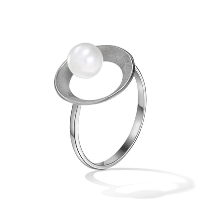RING WHITE GOLD 750 & PEARLS - 82167