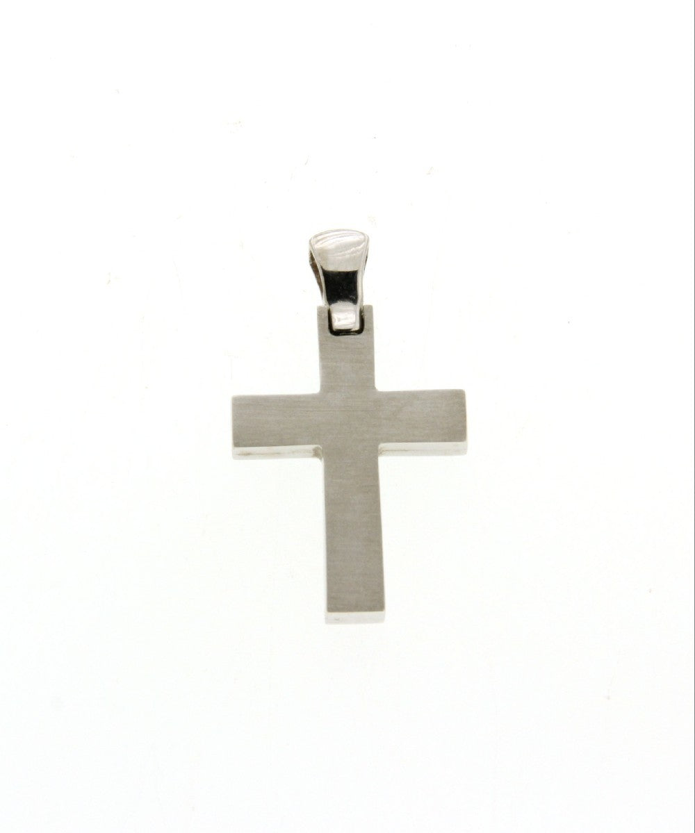 CROSS WHITE GOLD 585