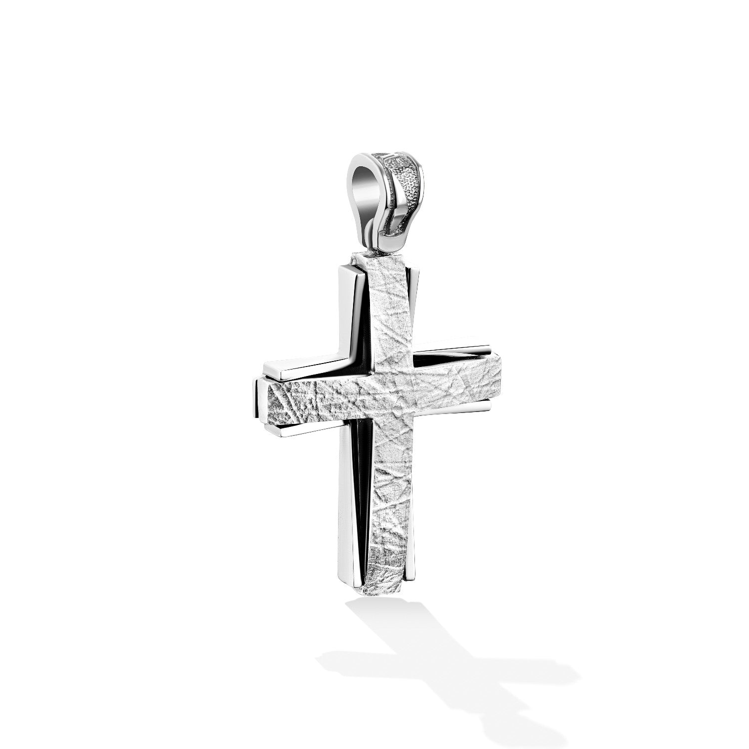 CROSS WHITE GOLD 585