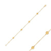 BRACELET GOLD 14K NO OR SYNTHETIC STONES