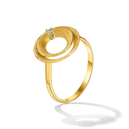 RING  GOLD 750 & PRECIOUS STONES