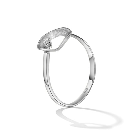 RING WHITE GOLD 750 & PRECIOUS STONES - 82584