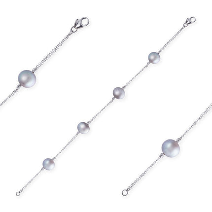 BRACELET WHITE GOLD 750 & PEARLS - 82701