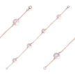 BRACELET PINK GOLD 750 & PEARLS