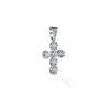 CROSS WHITE GOLD Κ18 ΜΕ - 8311