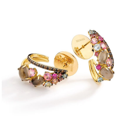 EARRINGS  GOLD 750 & PRECIOUS STONES - 83144