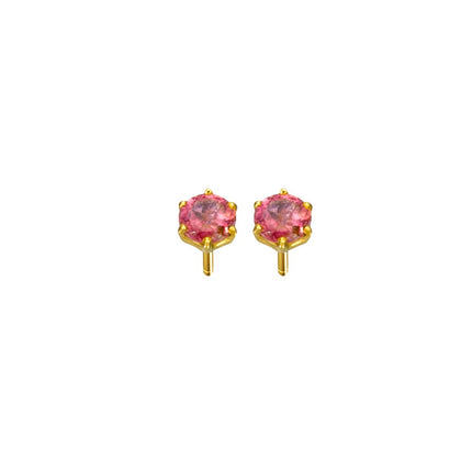 EARRINGS  GOLD 585 & SEMIPRECIOUS STONES - 83229