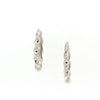 EARRINGS WHITE GOLD 585   - 83438