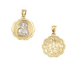 CHARM YELLOW & WHITE GOLD 585   - 83816