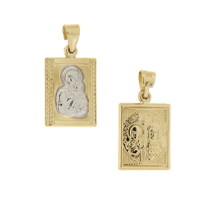 CHARM YELLOW & WHITE GOLD 585  - 83818