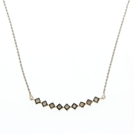 NECKLACE WHITE GOLD 750 & PRECIOUS STONES - 84042