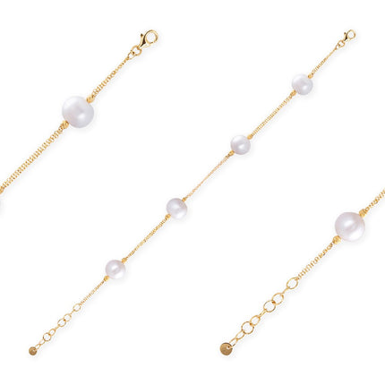 BRACELET  GOLD 750 & PEARLS - 84045